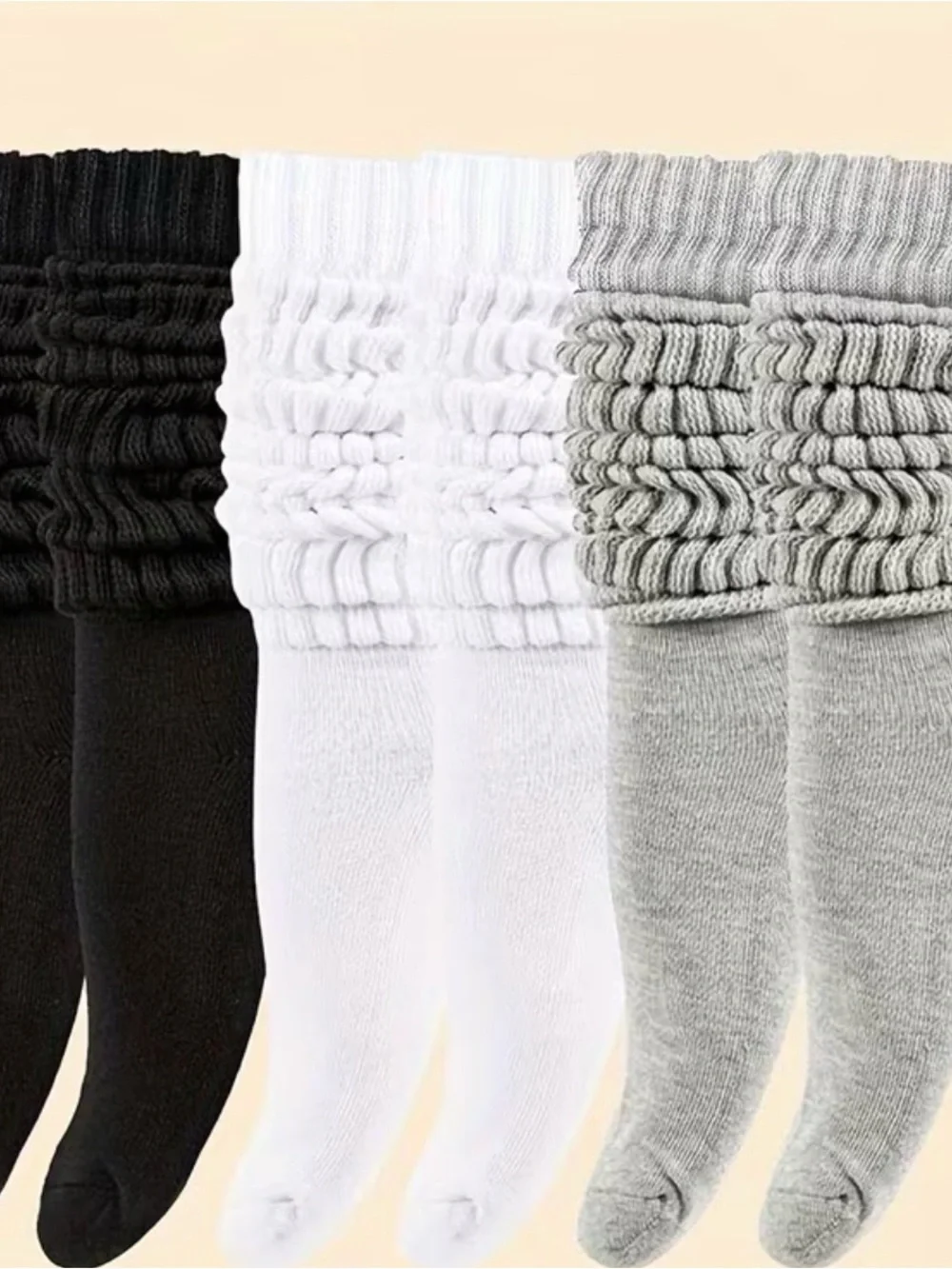Classic Women's White Ribbed Crew Socks - Pack of Multiples